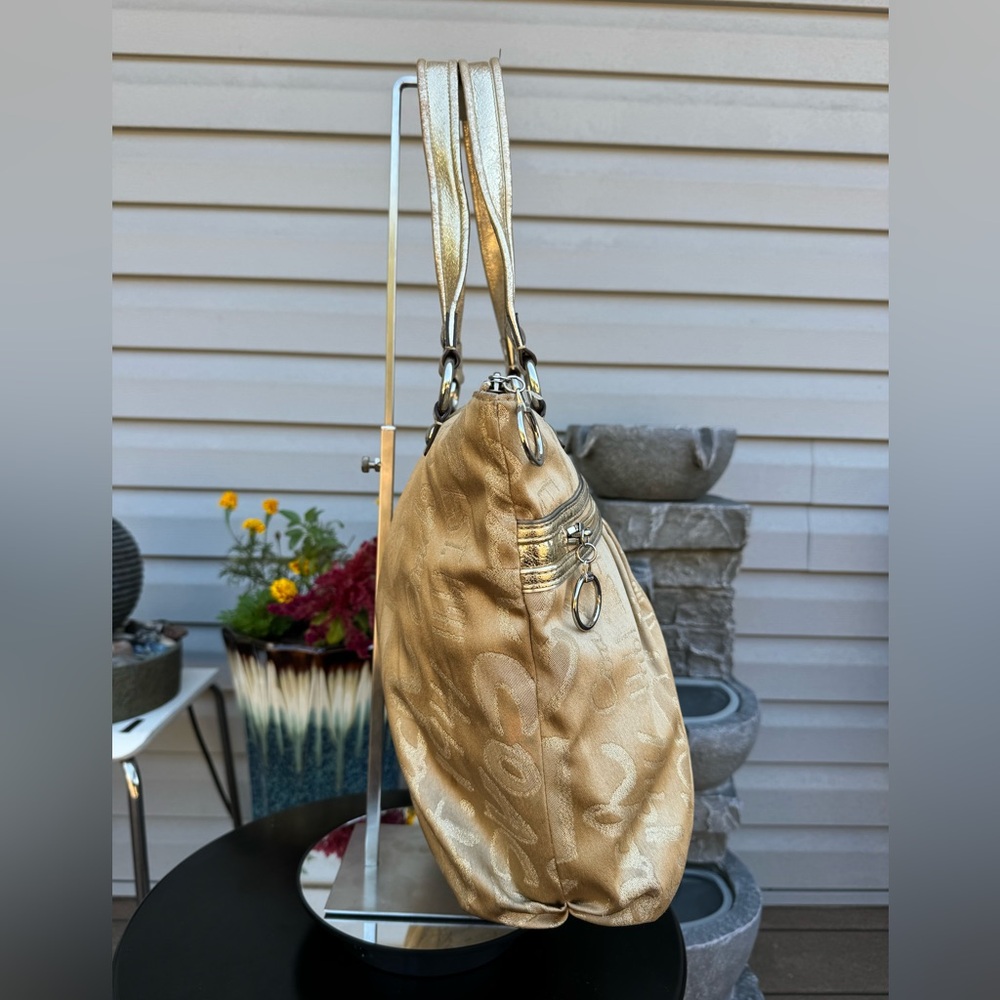 Coach Poppy Story Patch Glam Tote - Picture 5 of 14